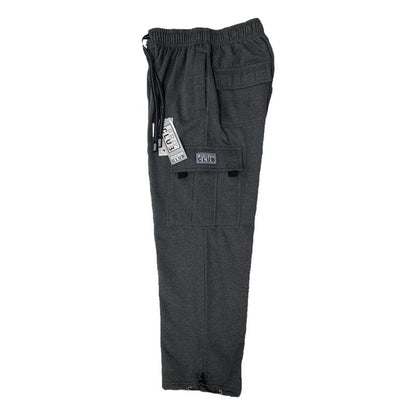 PROCLUB Men'S Heavyweight Fleece Cargo Pants/Pro Club Cargo Pants