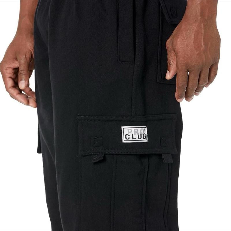 PROCLUB Men'S Heavyweight Fleece Cargo Pants/Pro Club Cargo Pants